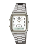 Relógio Casio Vintage Unisex AQ-230GA-9BMQ - Silver