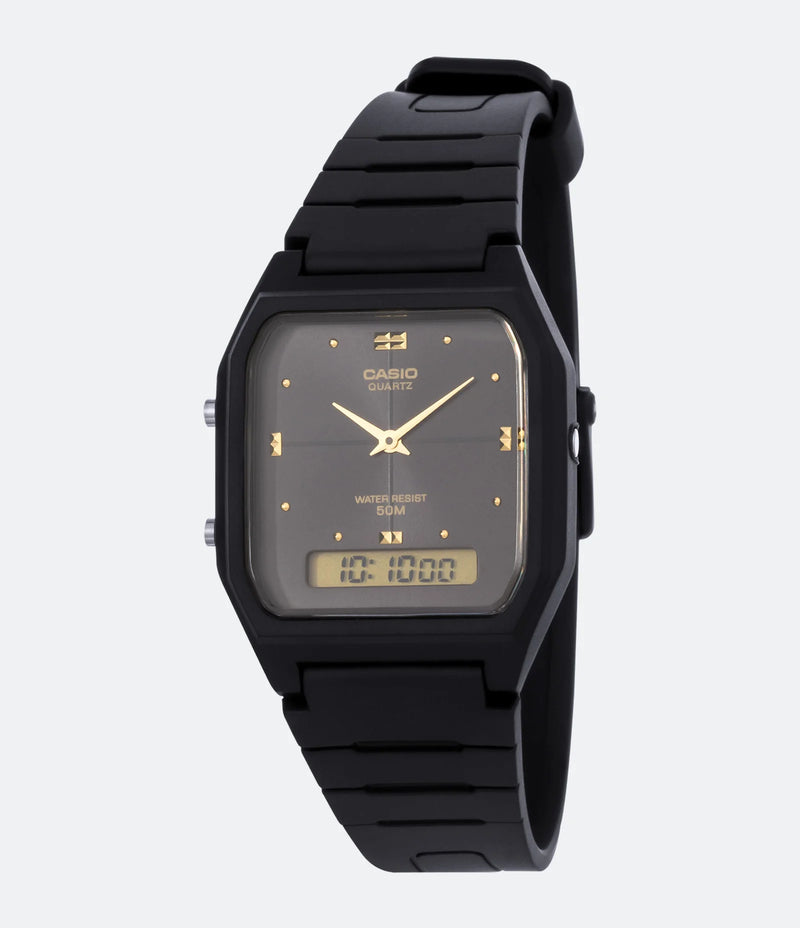 Relógio Casio Vintage Unisex AQ-230GA-9BMQ - Black
