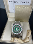 Bvlgari Casino Roleta Prata Fundo Verde