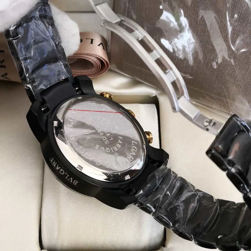 Relógio Bvlgari Iron Man - Preto