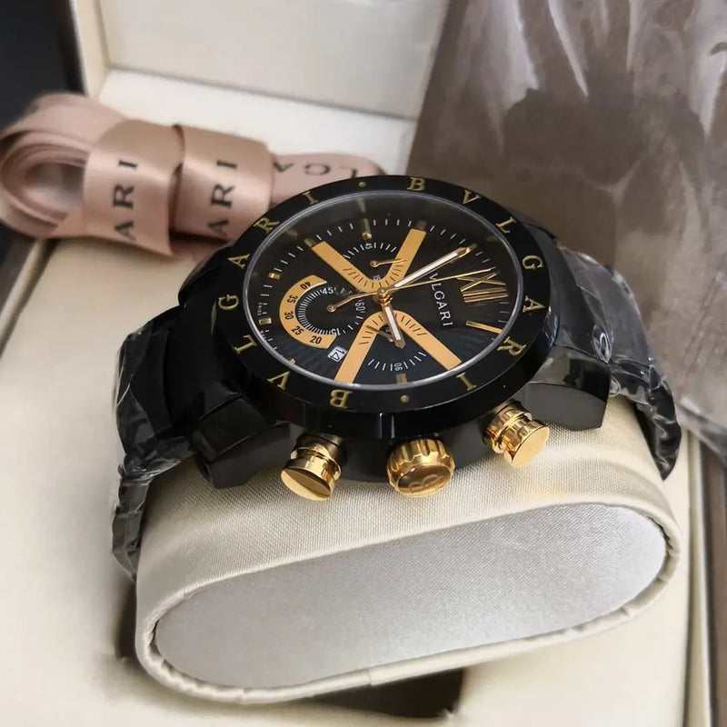 Relógio Bvlgari Iron Man - Preto