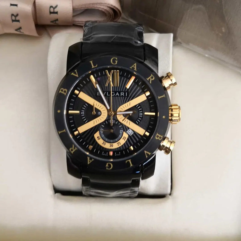 Relógio Bvlgari Iron Man - Preto