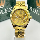 Rolex Datejust Pulseira de aço - dourado