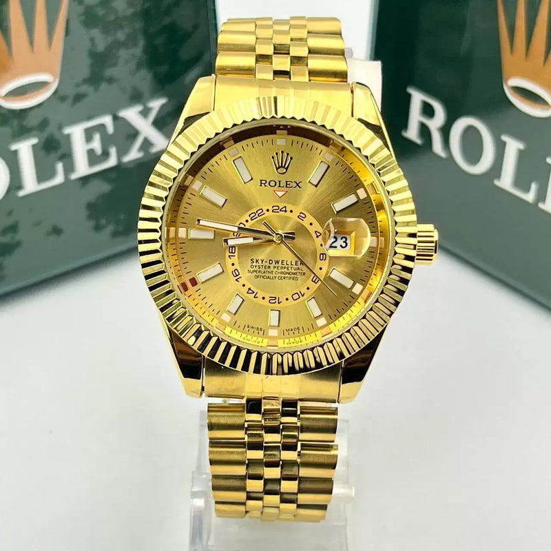 Rolex Datejust Pulseira de aço - dourado