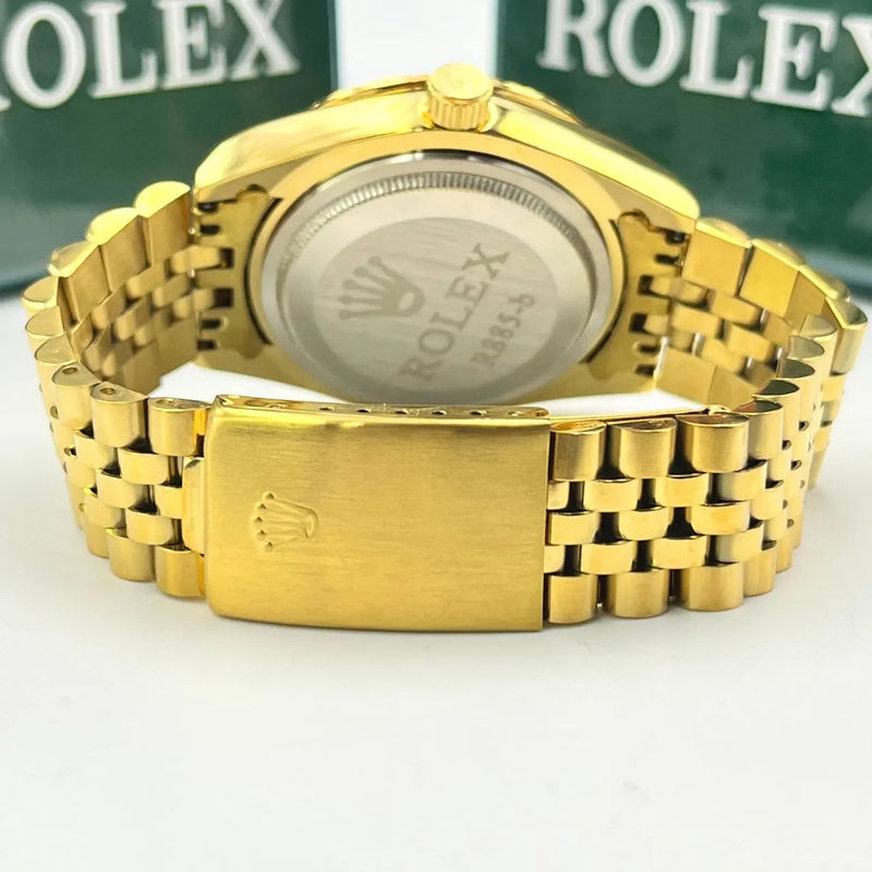 Rolex Datejust Pulseira de aço - dourado