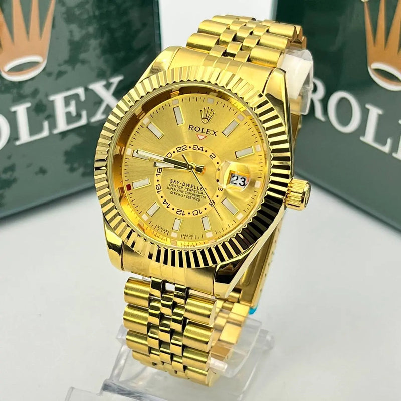 Rolex Datejust Pulseira de aço - dourado