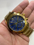 Relógio Bvlgari Iron Man - Dourado/Azul