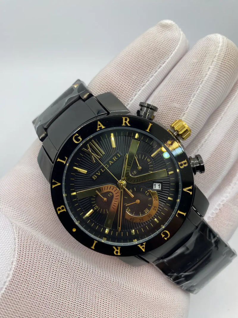 Relógio Bvlgari Iron Man - Preto