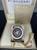 Bvlgari Casino Roleta Prata com fundo Preto