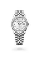 SUPER CLONE MÁQUINA ETA – ROLEX DATEJUST 36MM BRANCO
