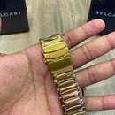 Bvlgari Casino Roleta Dourado Fundo Azul